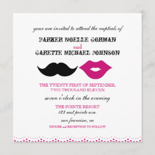 INVITACIÓN EL CHAPLIN - FUCSIA