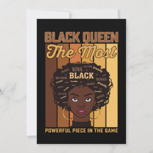 Invitación El Chica negro de Melanin el 10 de junio más poder