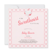 El Chica rosado Baby Shower SCariño está en camino