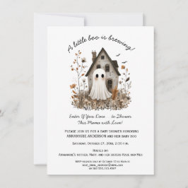 Invitación El chiflado y caprichoso Baby Boo está preparando 