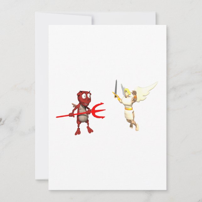 Invitación El Cielo Y El Infierno (Anverso)