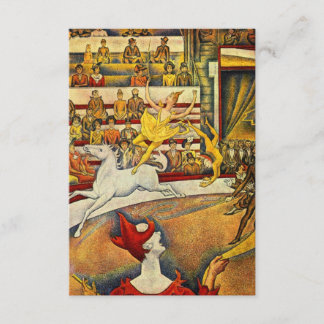 Invitación El circo, de Georges Seurat