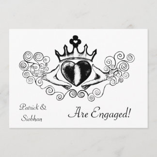 Invitación El cladagh (negro)