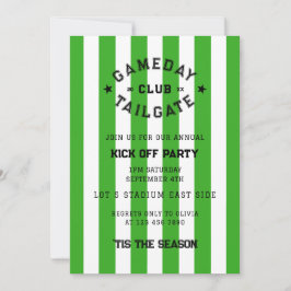 Invitación El club de portón trasero Gameday despegó al equip