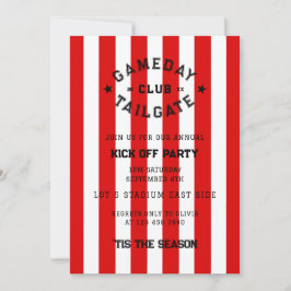 Invitación El club de portón trasero Gameday despegó al equip