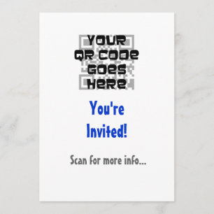 Invitación El código de QR invita