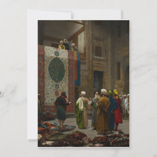 Invitación El comerciante de alfombras Jean Leon Gerome Impre