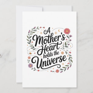Invitación El Corazón de una Madre Sostiene el Universo