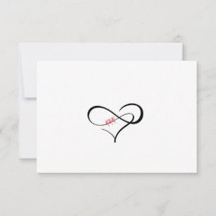 Invitación El corazón infinito triple H