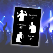 El cumpleaños conjunto triple el divertido negro M