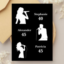 El cumpleaños conjunto triple el divertido negro M