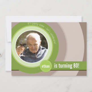 Invitación EL CUMPLEAÑOS DE FOTO DE Guay INVITA : 5 L circula