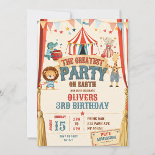 Invitación El Cumpleaños de la Mejor Fiesta del Mundo