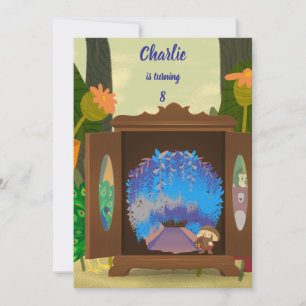 Invitación El cumpleaños de la Selva Magica