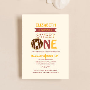 Invitación el cumpleaños de un niño colorido se vuelve dulce