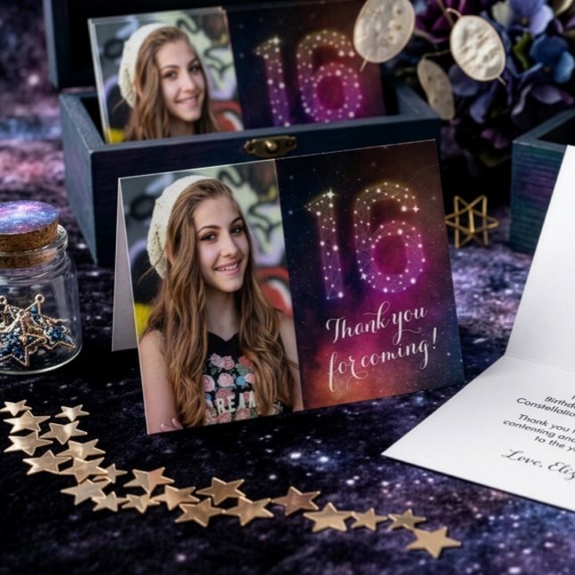 Invitación El cumpleaños del dulce 16 le agradece las (Subido por el creador)