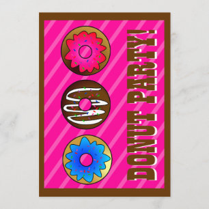 Invitación El cumpleaños lindo del fiesta del buñuelo invita