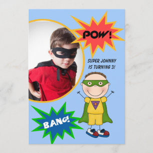 Invitación El cumpleaños trigueno de encargo del muchacho del