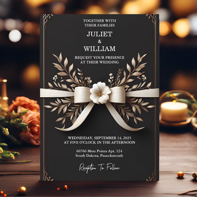 Invitación El Cuto Floral Que Estamos Amarrando Al Boda De Lo (Subido por el creador)