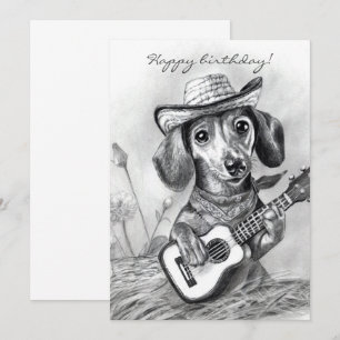 Invitación El dachshund cantautor country