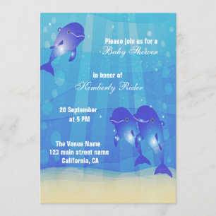 Invitación El delfín azul