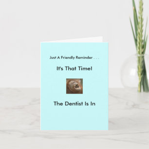 Invitación El dentista está aquí