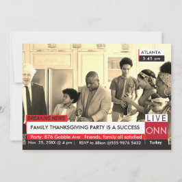 Invitación El día de Acción de Gracias de Boris Johnson Break