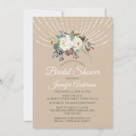 Invitación El día de fiesta enciende la ducha nupcial del