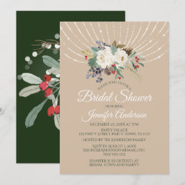 Invitación El día de fiesta enciende la ducha nupcial del