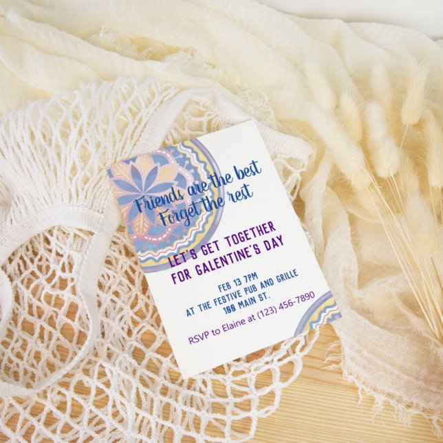 Invitación El día de Galentine en Mandala (Subido por el creador)