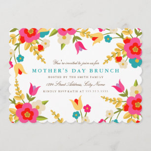 Invitación El Día de la Madre de las Flores del País