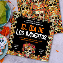 Invitación El día de las crías de azúcar del Fiesta mexicano