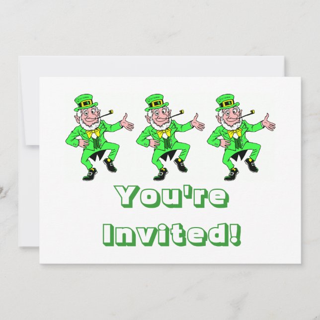 Invitación El día de San Patricio (Anverso)