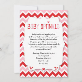 Invitación El día de San Valentín Baby Sprinkle / baby ducha