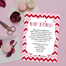 Invitación El día de San Valentín Baby Sprinkle / baby ducha