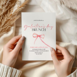 Invitación el día de San Valentín, Brunch del Día