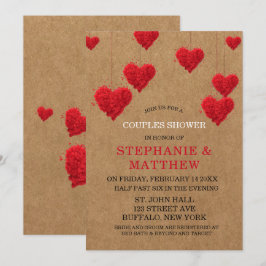 Invitación El día de San Valentín Couples Shower