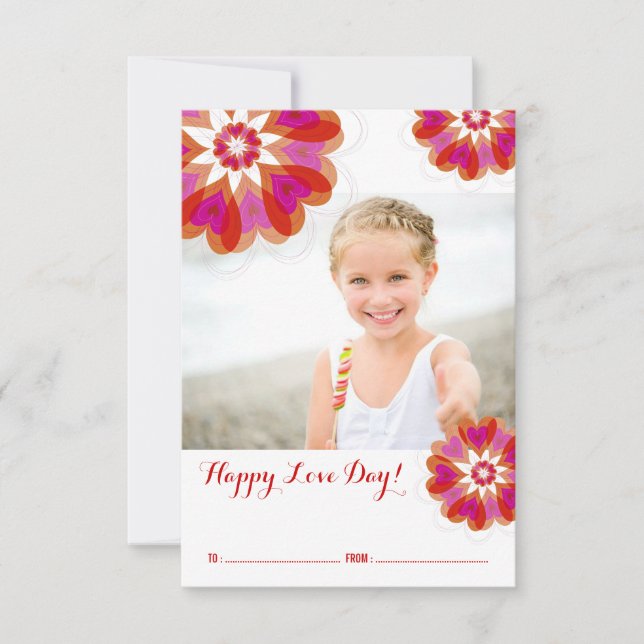 Invitación El día de San Valentín de San Valentín de clase de (Anverso)