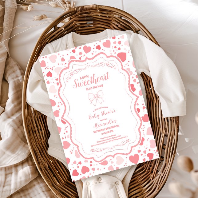Invitación El día de San Valentín especial Baby Shower (Subido por el creador)