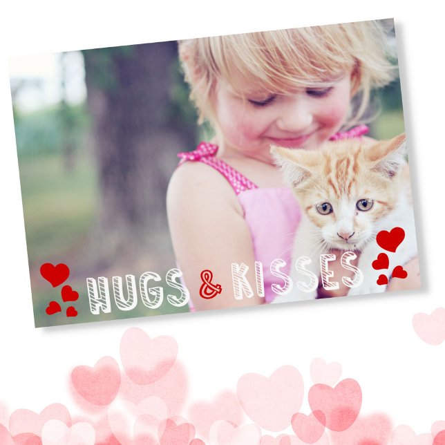 Invitación El día de San Valentín Foto Cute XO Hearts Classro (Subido por el creador)