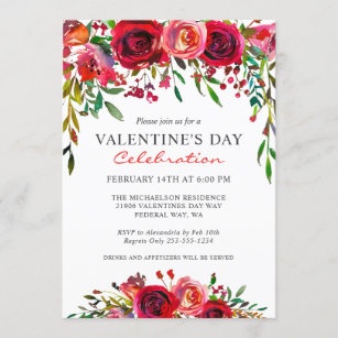 "Invitaciones en Tonos Rojos" 1