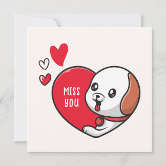 Invitación El día de San Valentín, señorita.