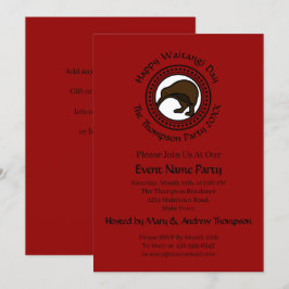 Invitación El Día De Waitangi Puede Editar Texto Nueva Zeland