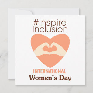 Invitación El Día Internacional de la Mujer 2024 inspira la i