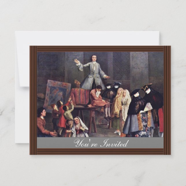 Invitación El Diente-Tirador de Longhi Pedro (la mejor (Anverso)