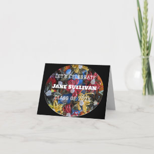 Invitación El dinero colorido queda en oval