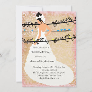 Invitación El diseñador LINDO del fiesta de Bachelorette