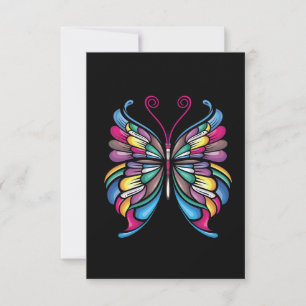 Invitación el diseño de la mariposa