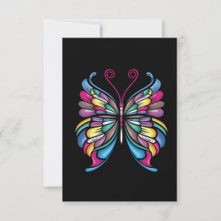 Invitación el diseño de la mariposa