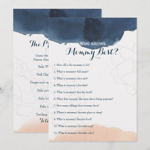 Invitación El doble echó a un lado - 2 juegos de x Baby